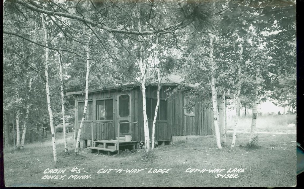 Bovey, MN, Cutaway Lake, Cutaway Lodge 1, ca 1940s Ren Holland's site