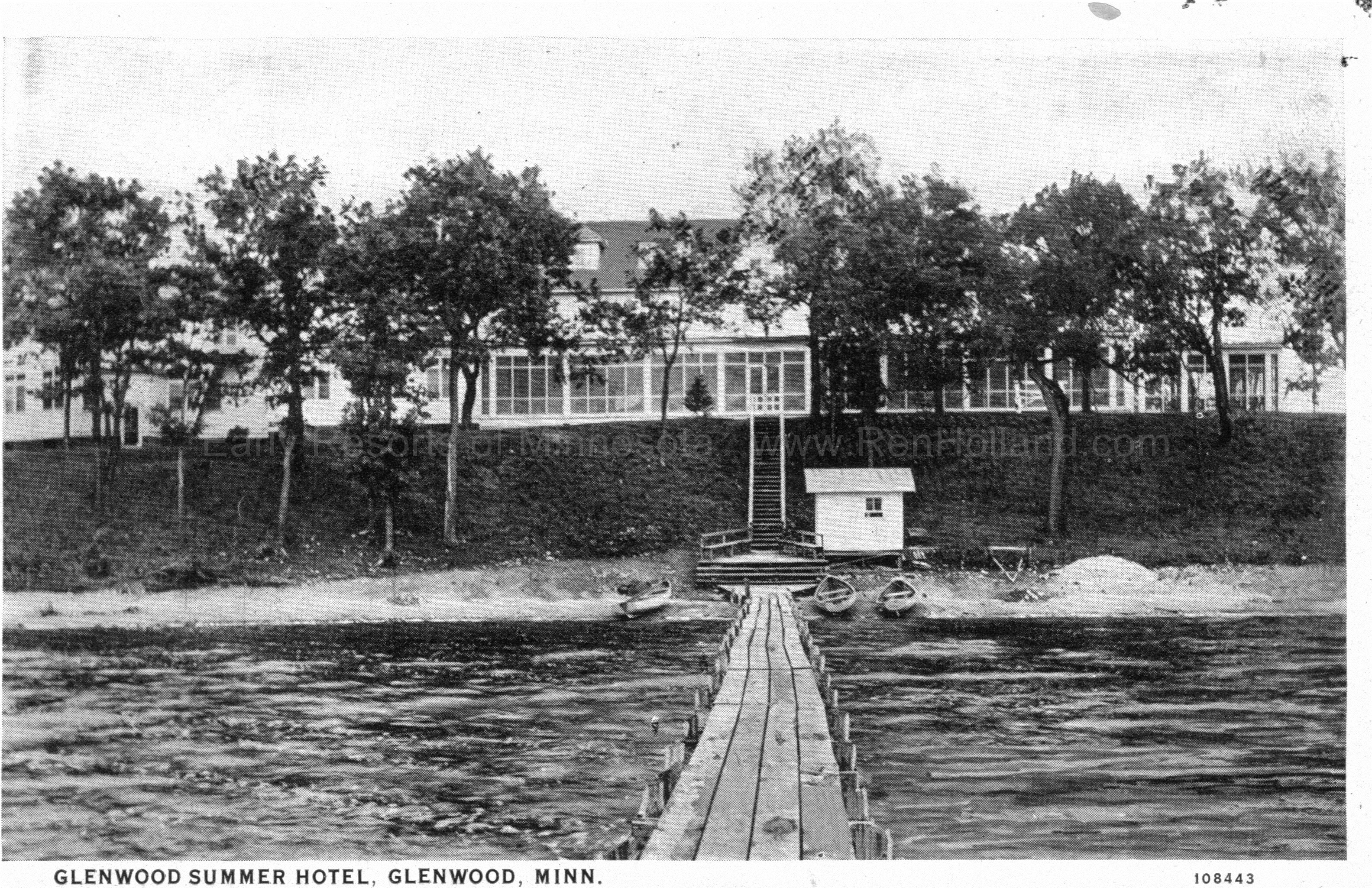 109AA1 Glenwood Summer Hotel, Lake Minnewaska, 1921 Ren Holland's