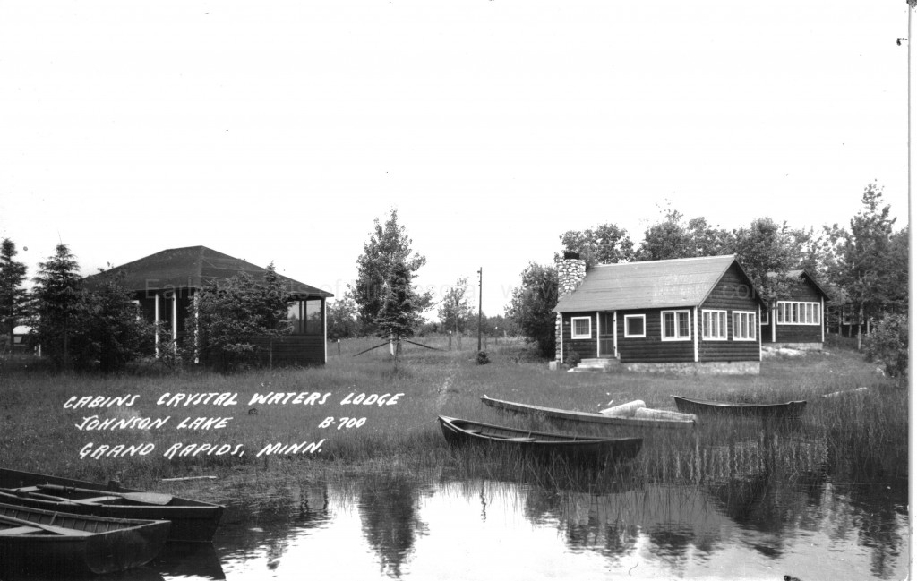 135 Crystal Waters Lodge, Johnson Lake, Grand Rapids ca 1940 Ren