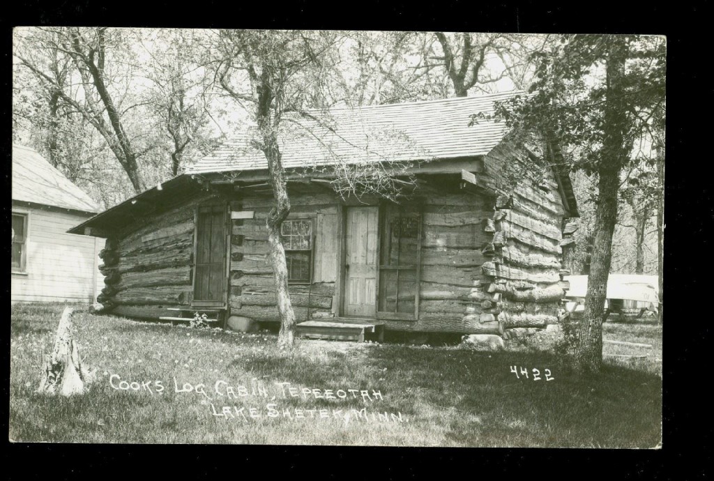 Lake Shetek, MN, Cook’s Log Cabin, 1939 Ren Holland's site