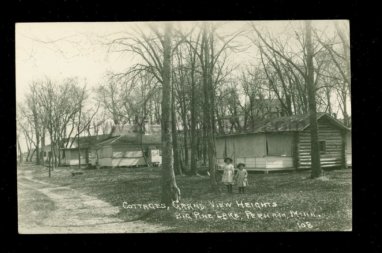 Perham, MN, Grand View Heights, Big Pine Lake (2), ca 19041917 Ren