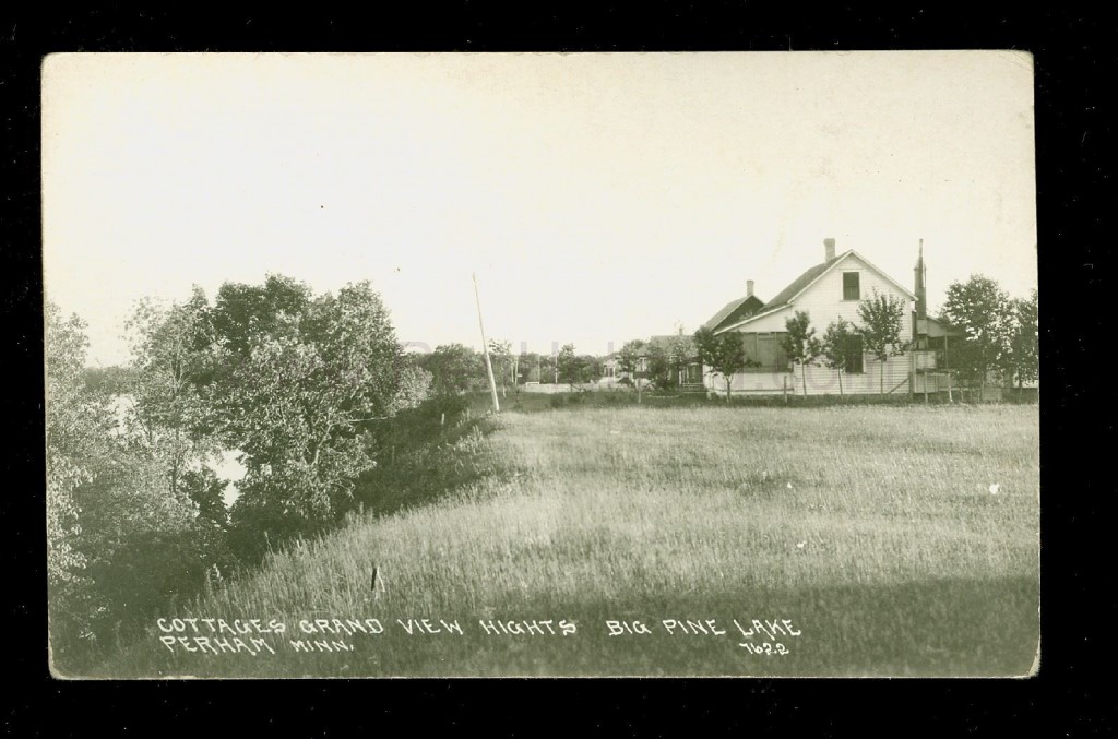 Perham, MN, Grand View Heights, Big Pine Lake (1), ca 19301940 Ren