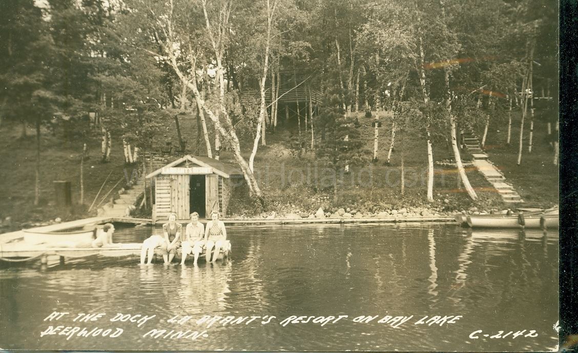 Deerwood, MN, La Brant’s Resort 1, ca 1940 Ren Holland's site