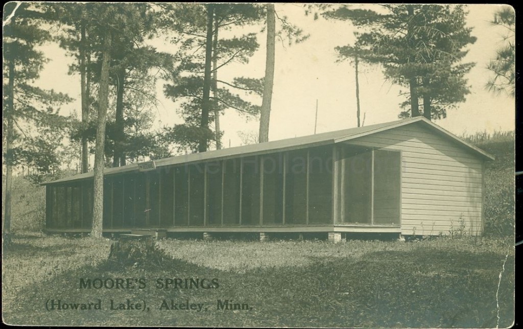 Akeley, MN, Howard Lake, Moore’s Springs 4, ca 1940s Ren Holland's site