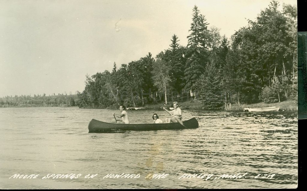 Akeley, MN, Howard Lake, Moore’s Springs 6, ca 1940s Ren Holland's