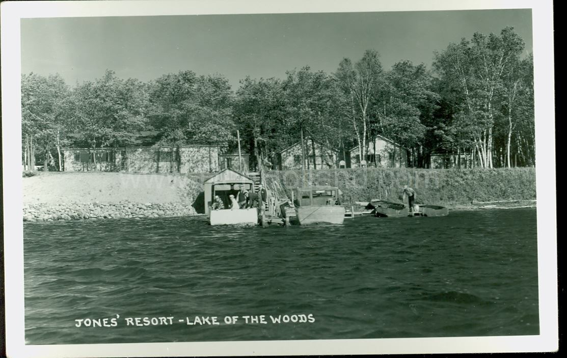 Baudette, MN, Lake of the Woods, Jones’ Resort 1, ca 1950 Ren