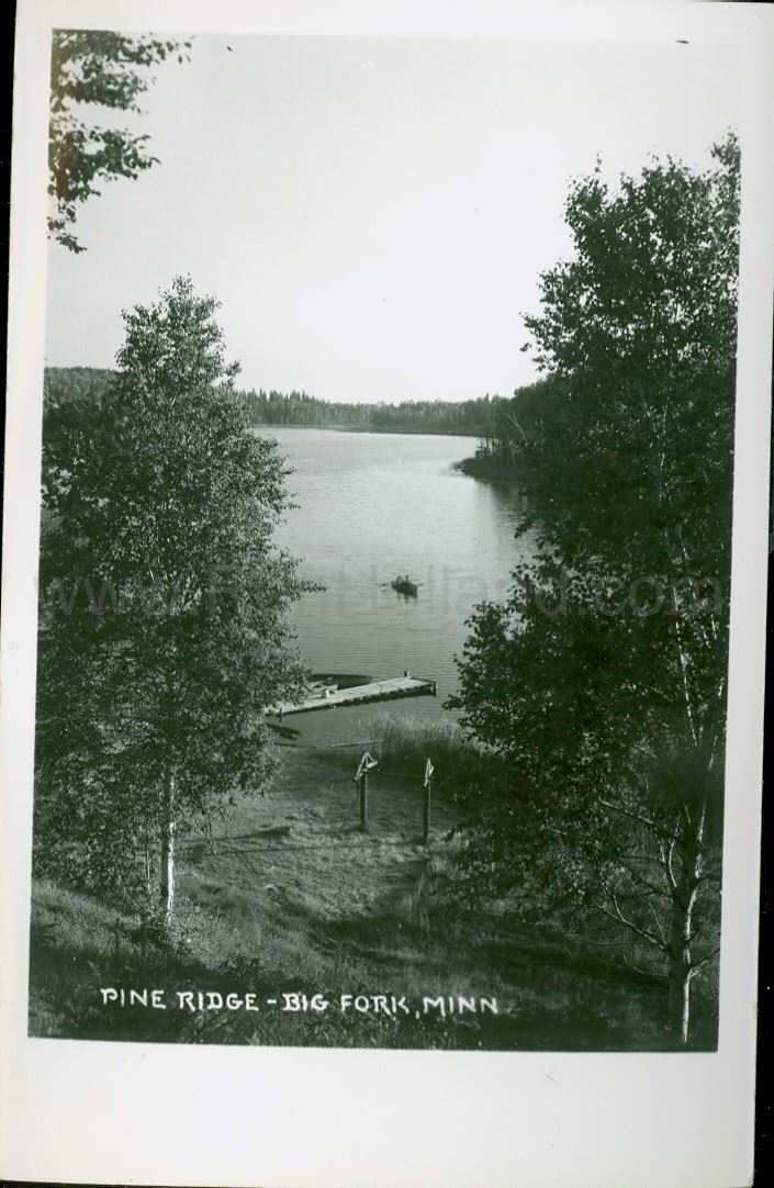 Bigfork, MN, Deer Lake, Pine Ridge Resort, ca 1950s Ren Holland's site
