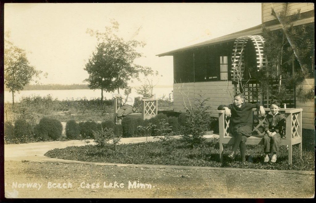 Cass Lake, MN, Cass Lake, Norway Beach 1, ca 1930s Ren Holland's site