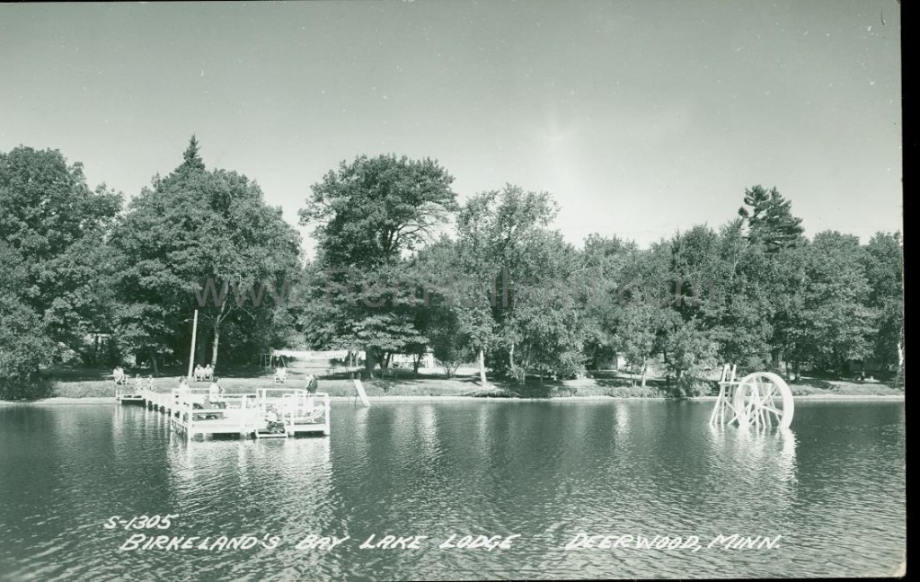 Deerwood, MN, Bay Lake, Birkeland’s Bay Lake Lodge #2, ca 1950 | Ren ...