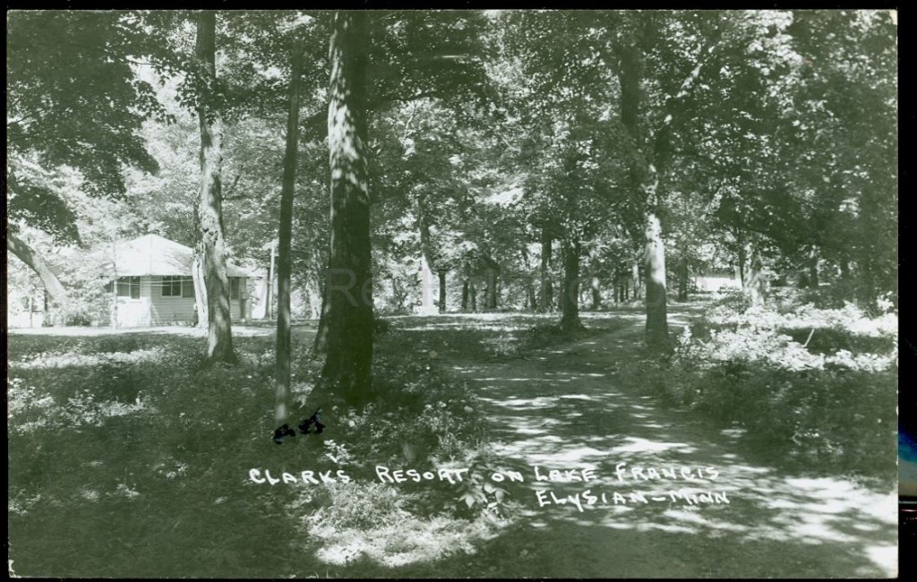 Elysian, MN, Lake Francis, Clark’s Resort 4, ca 1950 Ren Holland's