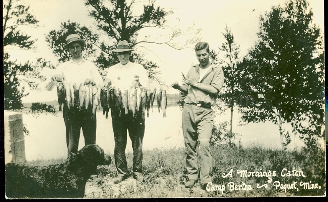 Pequot Lakes, MN, Lake Bertha, Camp Bertha, ca 1940 Ren Holland's site