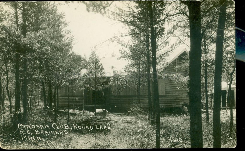 Brainerd, MN, Round Lake, Cinosam Club, ca 1930s Ren Holland's site