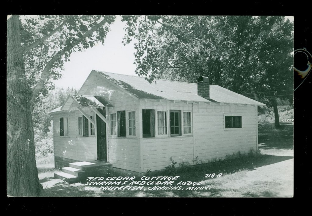 Jenkins, MN, Whitefish Lake, Schram’s Red Cedar Lodge 5, ca 1950s