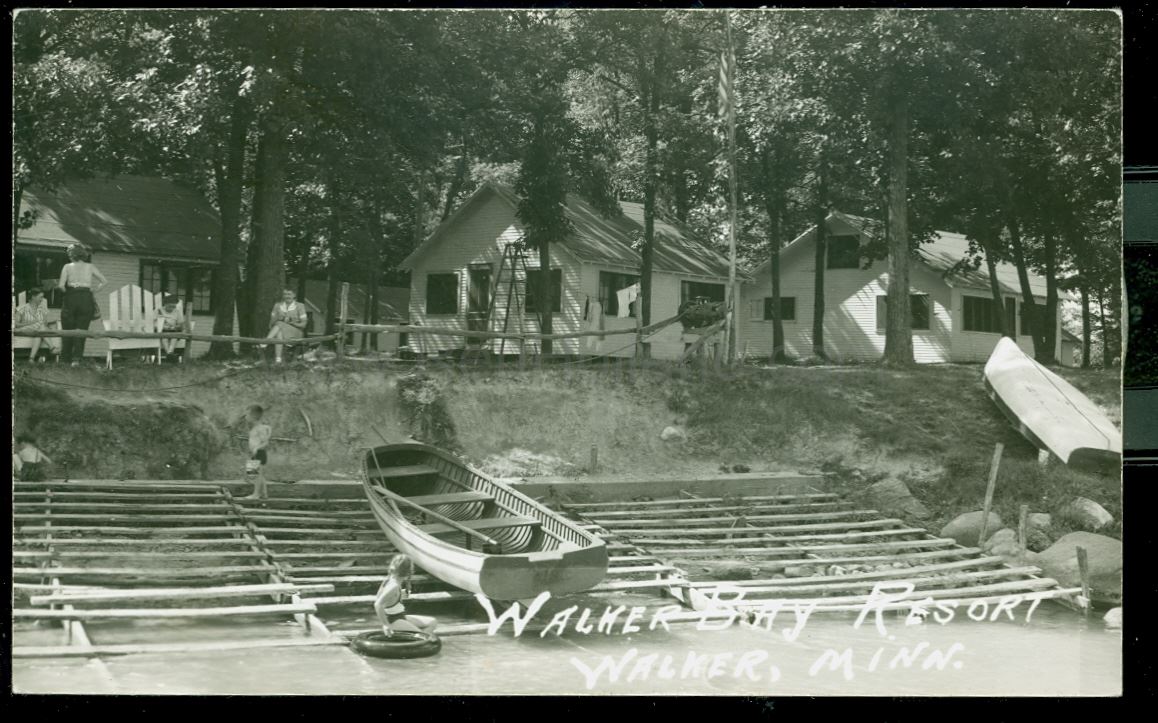 Walker, MN, Leech Lake, Walker Bay Resort, ca 1950s Ren Holland's site
