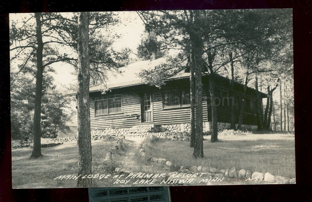 Nisswa, MN, Roy Lake, Philmar Resort 1, ca 1940s Ren Holland's site