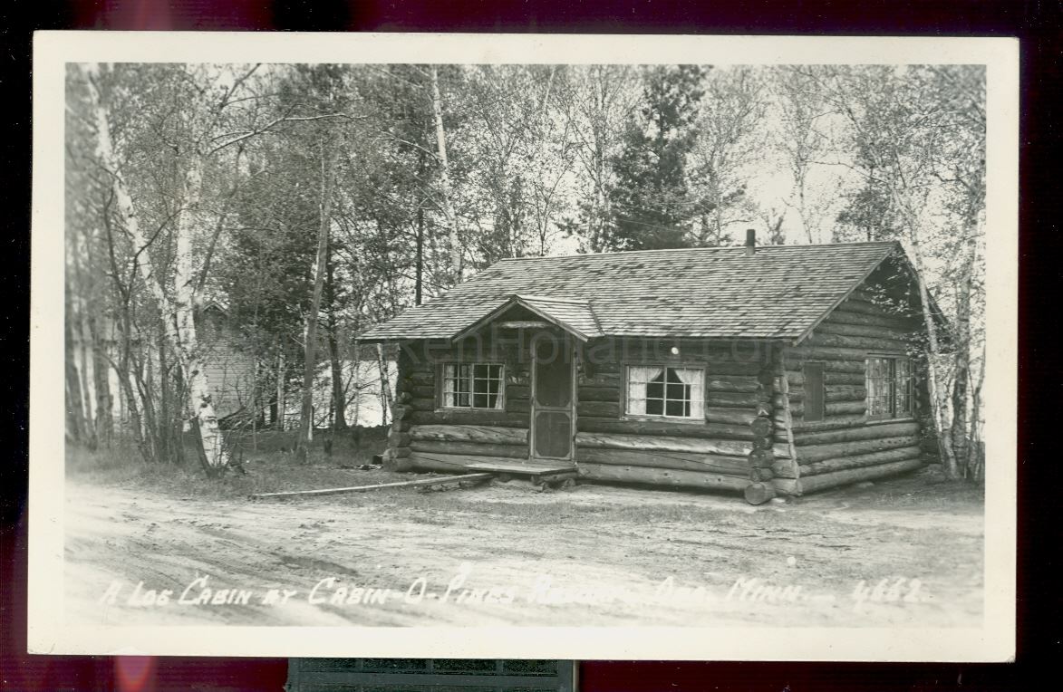Orr, MN, Pelican Lake, Cabin O’Pines, ca 1950 Ren Holland's site