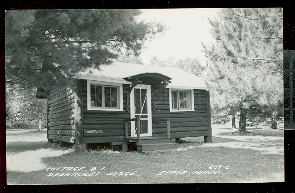 Effie, MN, Deer Lake, Deer Acres Lodge 2, ca 1950s Ren Holland's site