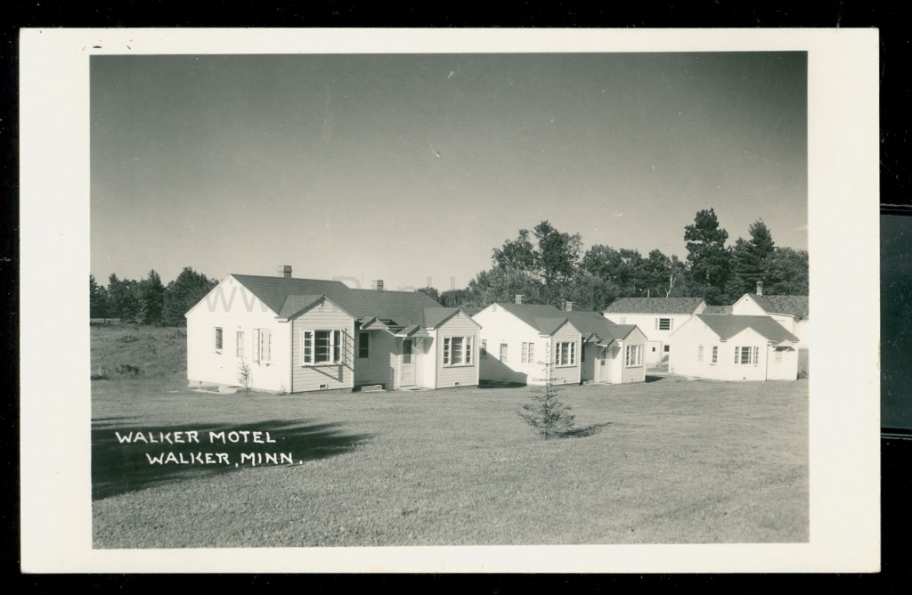 Walker, MN, Leech Lake, Walker Motel, ca 1950s Ren Holland's site