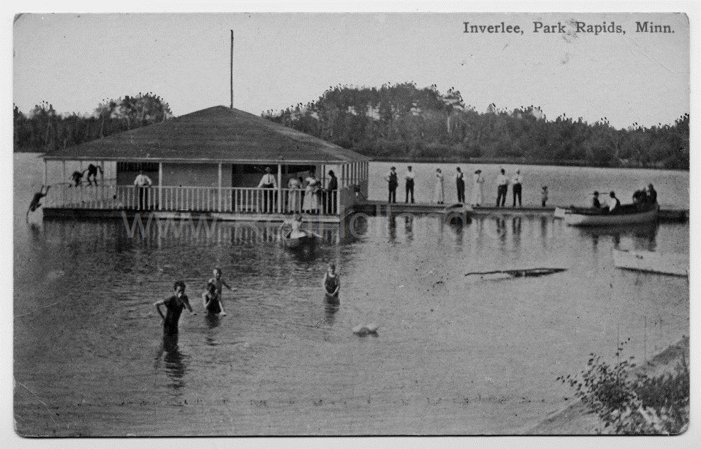 Park Rapids, MN, Potato Lake, Inverlee Lodge, ca 1911 Ren Holland's