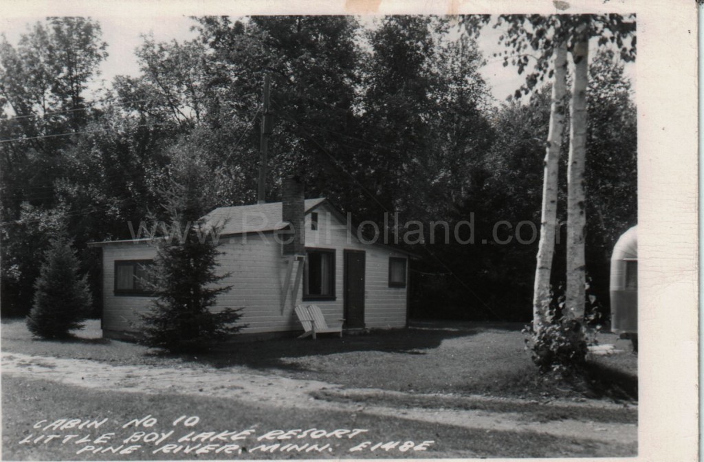Pine River, Little Boy Lake, Little Boy Resort, ca 1940s Ren Holland