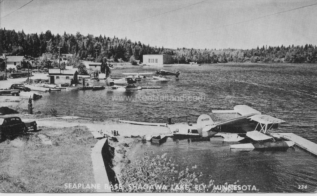 Seaplane base, Shagawa Lake, Ely Ren Holland's site