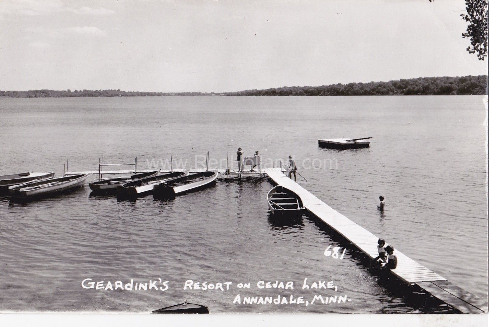 Annandale, MN, Cedar Lake, Geardink’s Resort, ca 1950s Ren Holland's