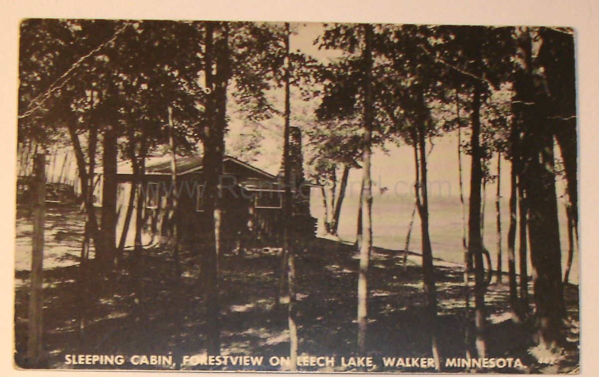 Walker, MN, Leech Lake, Forestview Lodge 4 Ren Holland's site